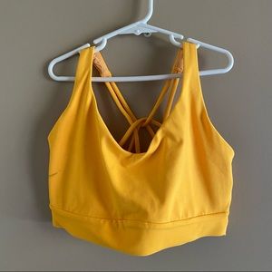 Athleta Solace Sports Bra in Brilliant Orange